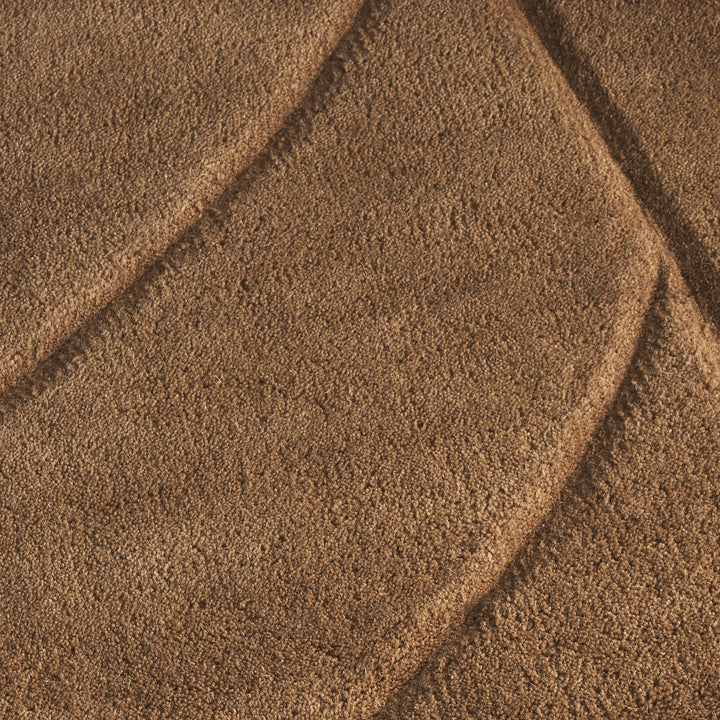 Coral Rust Wool Rug MYHOMECOLLECTION