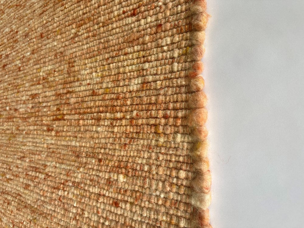 MERINO PURE NZ WOOL PEACH FLOOR RUG