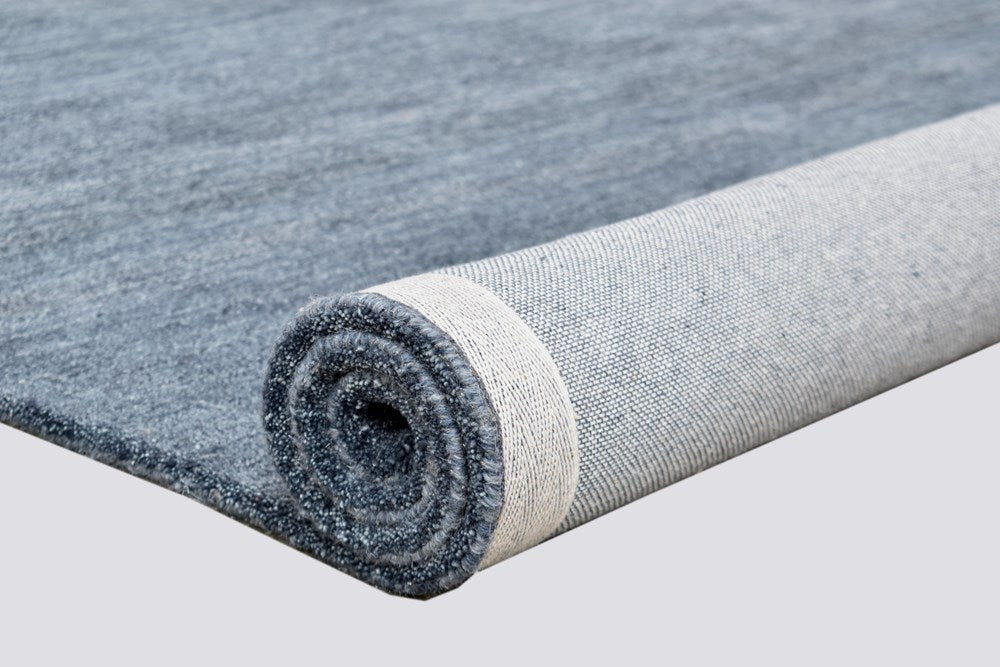 Denim Wool Rug Zenith Denim Pure Wool Hand Tufted Floor rug – All Modern Design