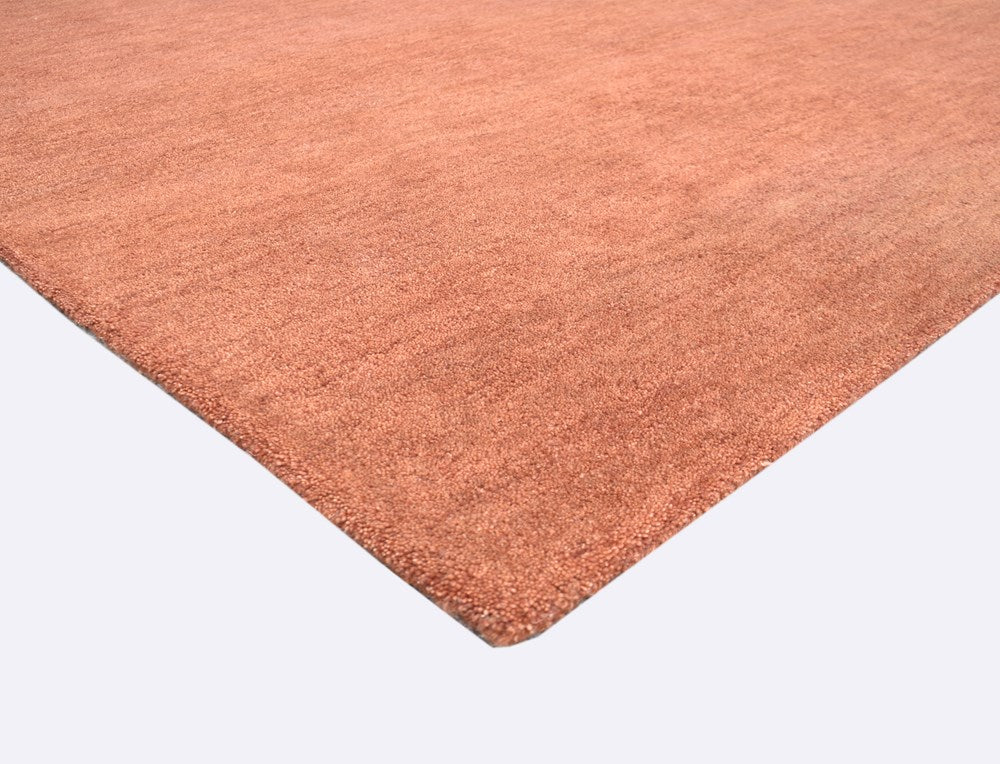 Zenith Rust PURE WOOL Hand Tufted Floor rug