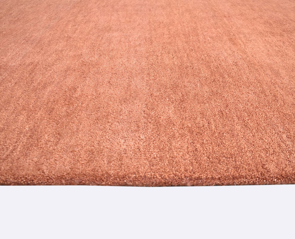Zenith Rust PURE WOOL Hand Tufted Floor rug