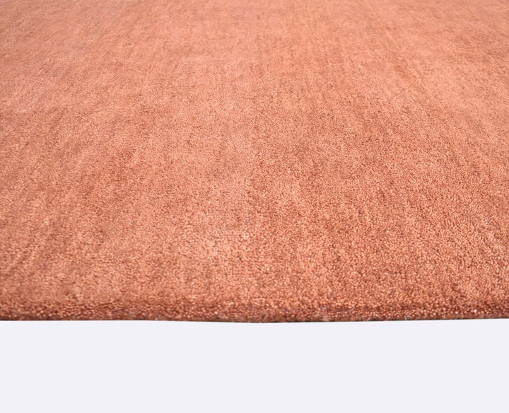 Zenith Rust PURE WOOL Hand Tufted Floor rug