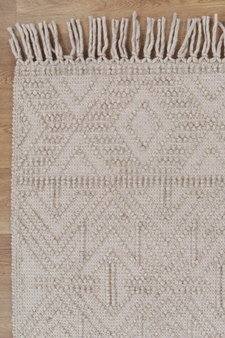 Diego Tribal Brown Wool Rug - DIEG02