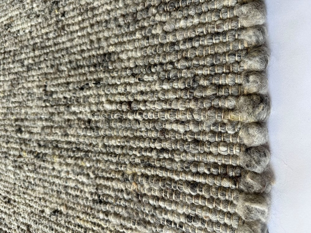 MERINO PURE NZ WOOL NON FELTED NATURAL STONE FLOOR RUG