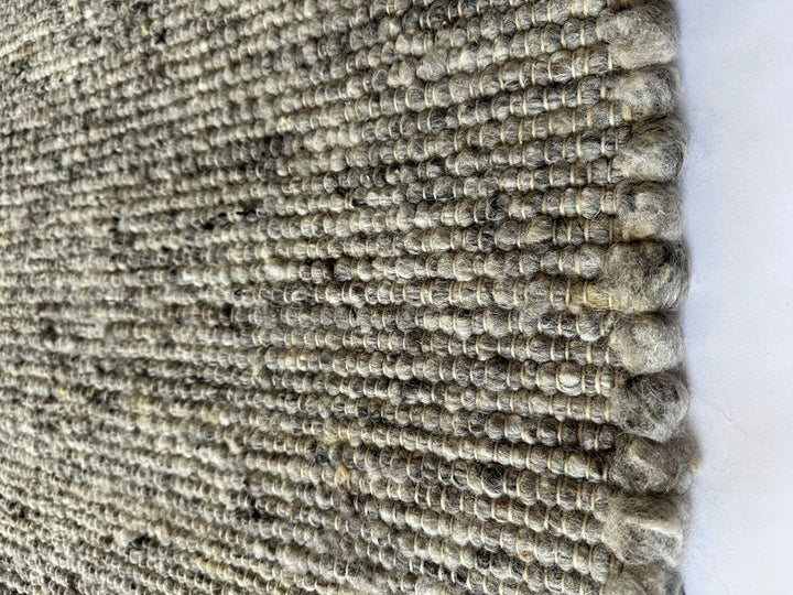 MERINO PURE NZ WOOL NON FELTED NATURAL STONE FLOOR RUG