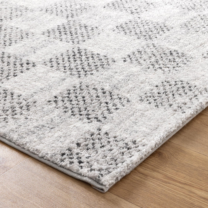 Palma Grey Checkered Rug