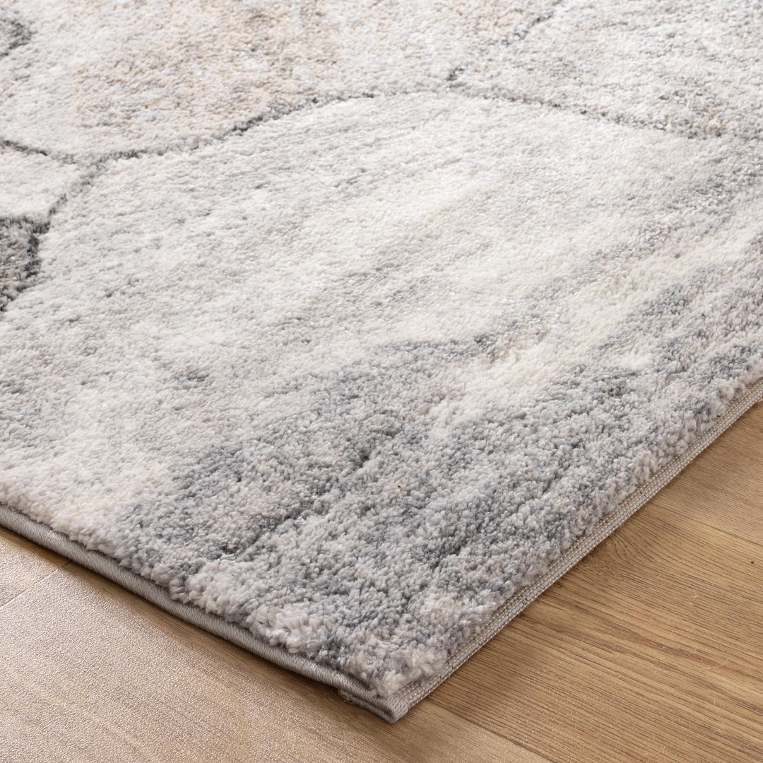 Palma Grey Beige Sandstone Rug - D006