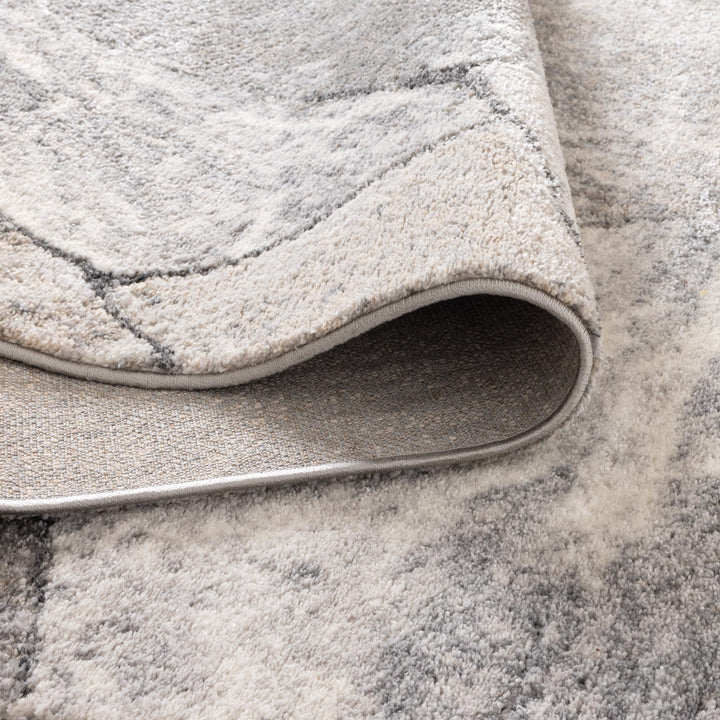 Palma Grey Beige Sandstone Rug - D006