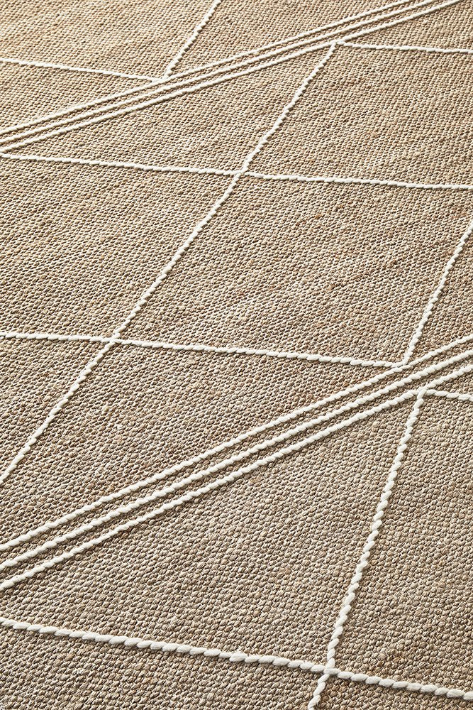 DARREN PALMER EARTH NATURAL JUTE FLOOR RUG