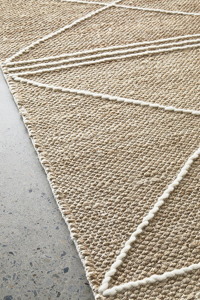 DARREN PALMER EARTH NATURAL JUTE FLOOR RUG