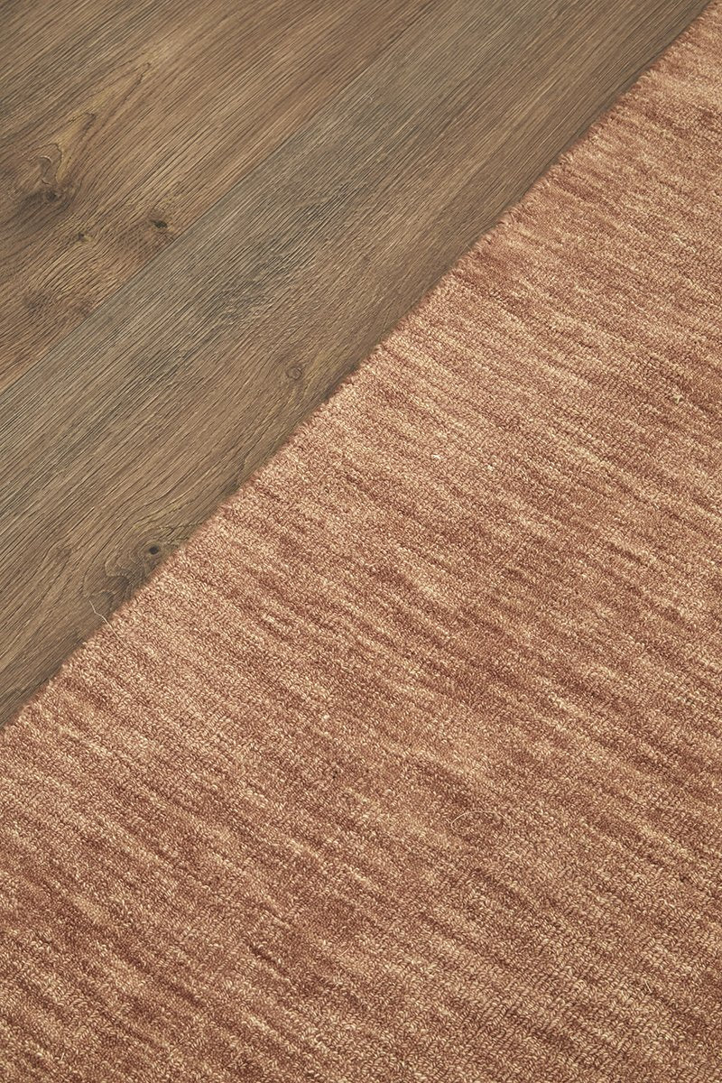 LEGACY ORIGIN CLAY PURE WOOL HAND WOVEN FLOOR RUG