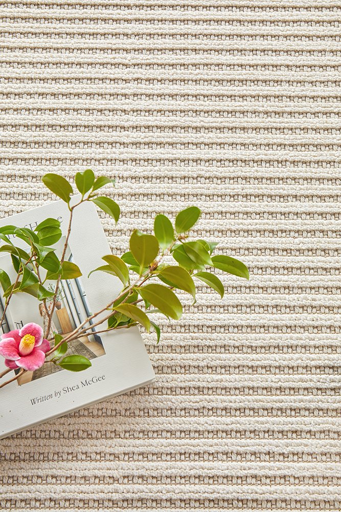 DARREN PALMER SANDRIDGE CREAM INDOOR OUTDOOR FLOOR RUG