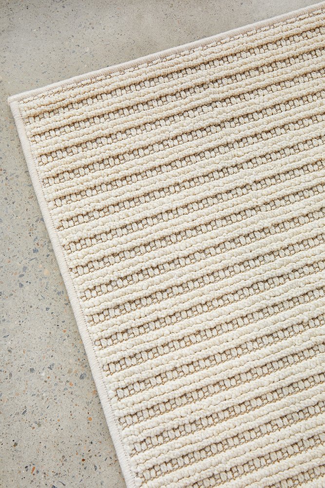 DARREN PALMER SANDRIDGE CREAM INDOOR OUTDOOR FLOOR RUG