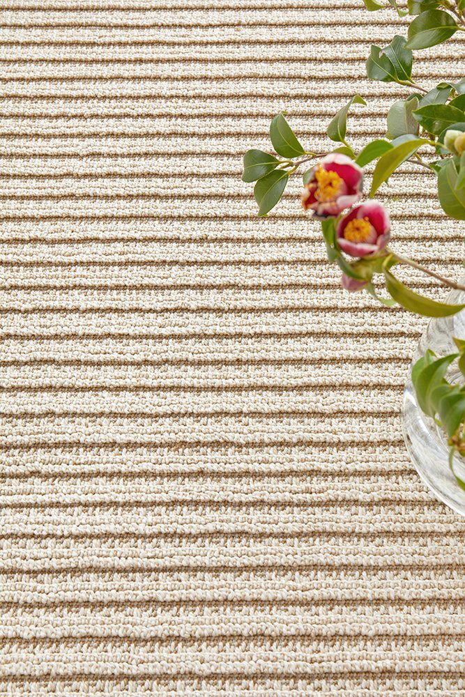 DARREN PALMER SANDRIDGE CREAM INDOOR OUTDOOR FLOOR RUG