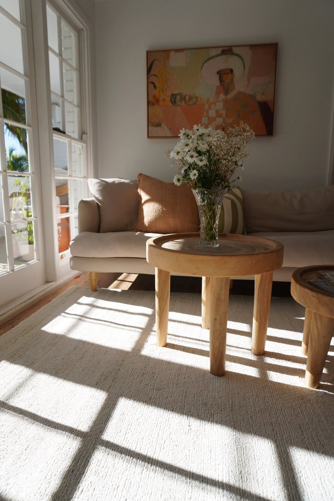 LEXI  Plain Beige  EASY CARE FLOOR Rug