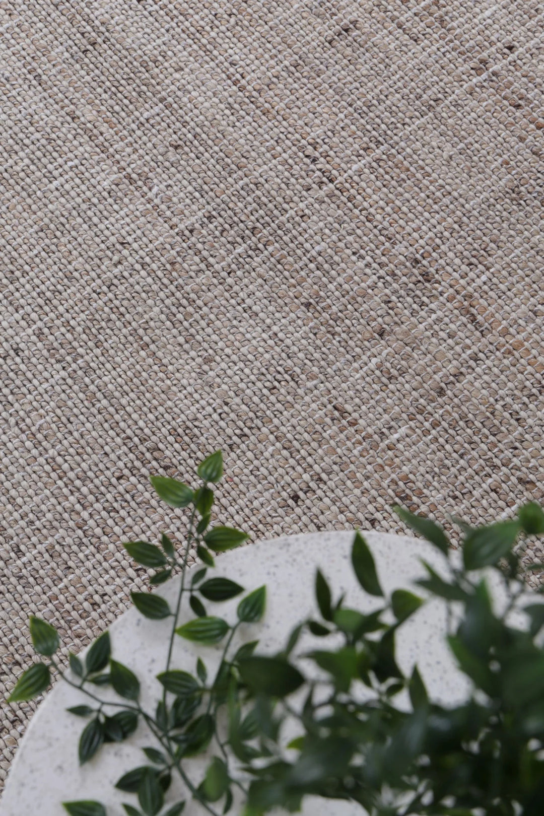 Dune Natural Ivory Jute & Wool Hand woven floor rug