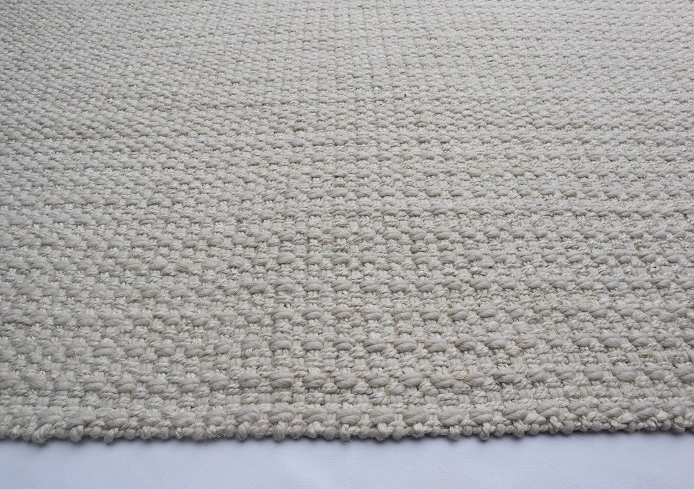 Enova Chunky wool and jute floor rug
