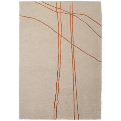 Fabien Hand Woven Wool Rust Crossroads