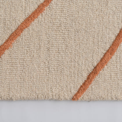 Fabien Hand Woven Wool Rust Crossroads