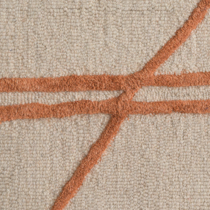 Fabien Hand Woven Wool Rust Crossroads