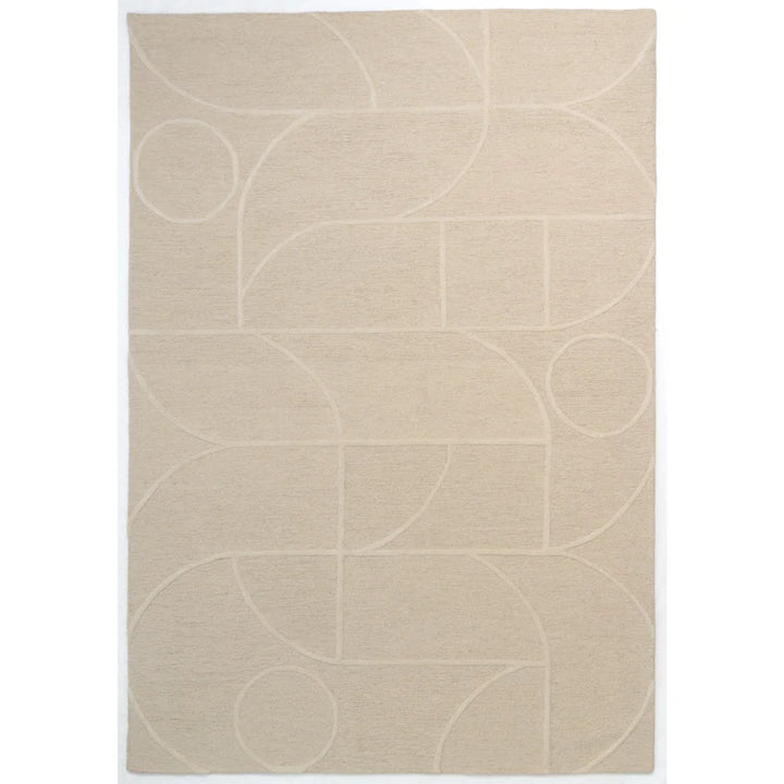 Fabien Handtufted Wool Beige Moon