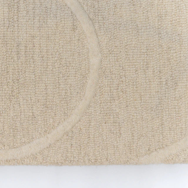 DANISH Handtufted Wool Beige Moon