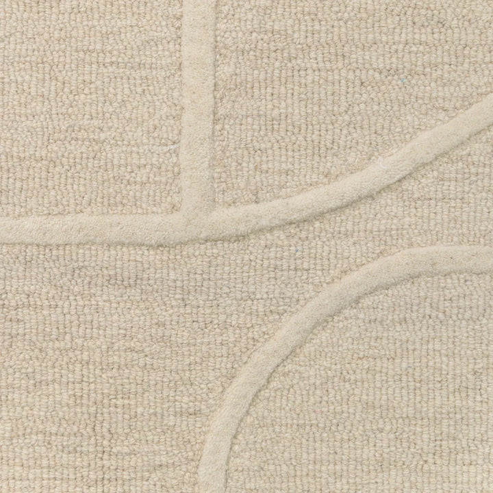 Fabien Handtufted Wool Beige Moon
