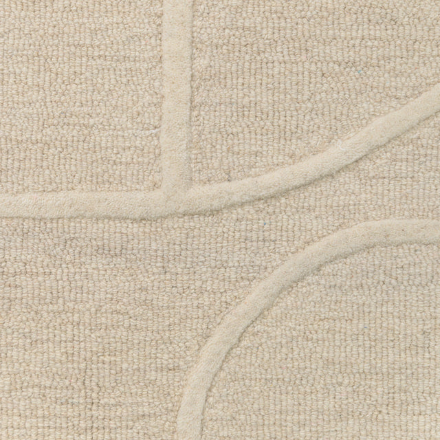 DANISH Handtufted Wool Beige Moon
