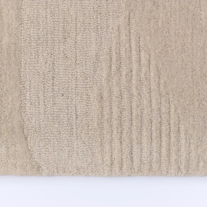 Fabien Handtufted Wool Beige Waves