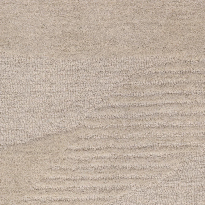 Fabien Handtufted Wool Beige Waves