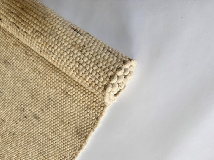 MERINO FELTED PURE NZ WOOL NATURAL FLOOR RUG