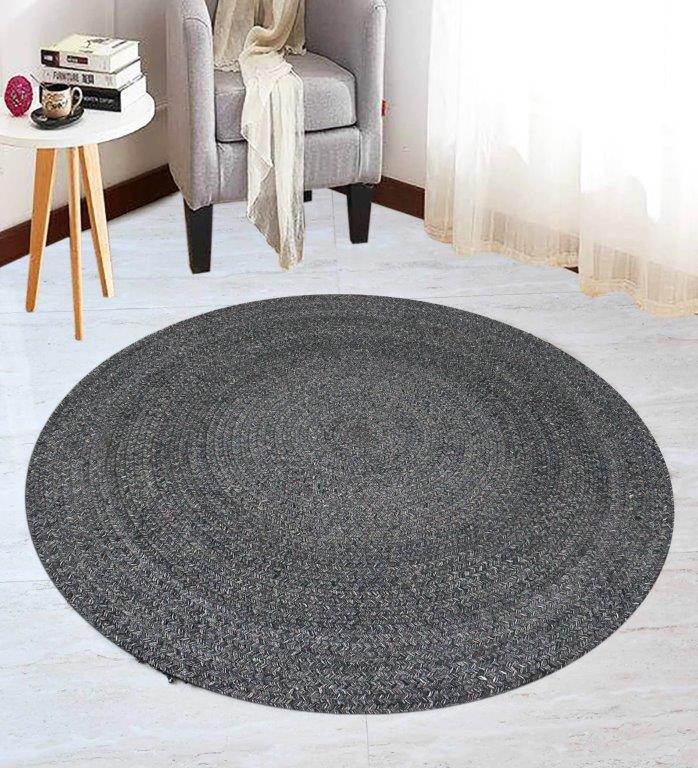 Fortuna Braided REVERSIBLE Round Floor rug