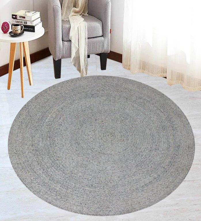 Fortuna Braided REVERSIBLE Round Floor rug
