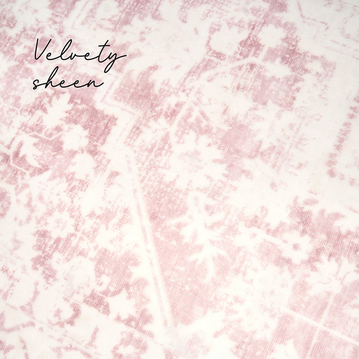 Gemstone Rose Quartz Rug