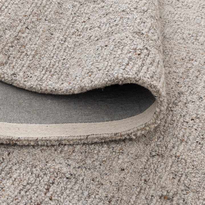 Seren Greige Modern Wool Rug