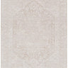Heritage Distressed Medallion Beige Rug - H102