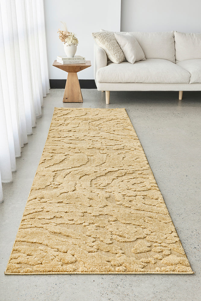 Haven Nyla Gold Runner Rug – All Modern Design