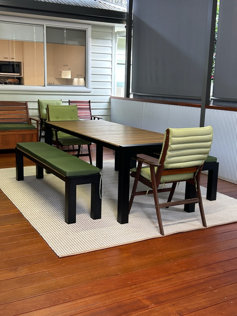 PULKA Natural Wool and jute floor rug