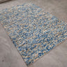 Pebbles Blue Multi Pure wool hand woven floor rug