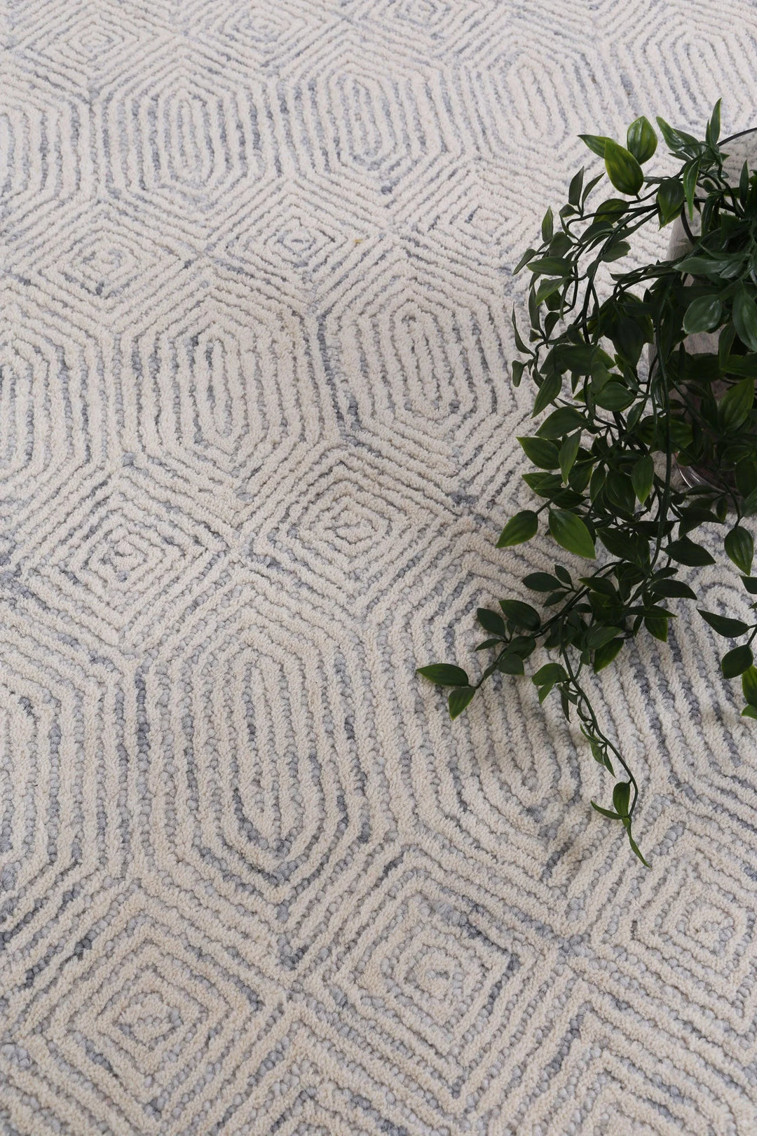 Toorak pure wool hand TUFTED GREY FLOOR RUG