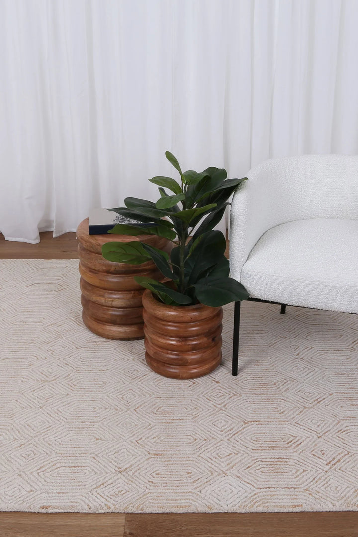 Toorak pure wool hand woven rug