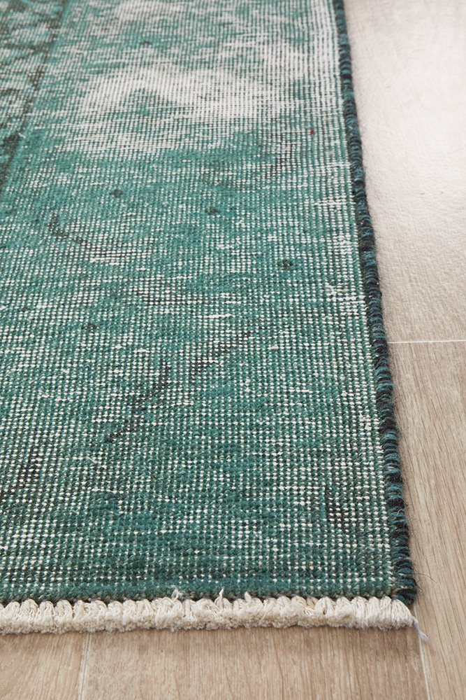 HANDKNOTTED SAge PERSIAN STONEWASH floor rug