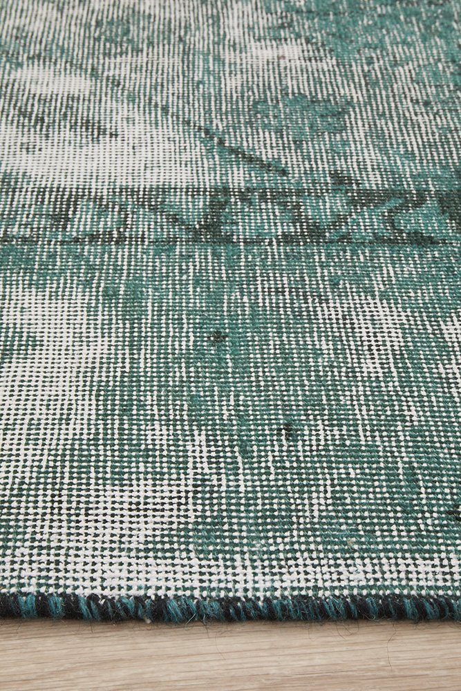 HANDKNOTTED SAge PERSIAN STONEWASH floor rug