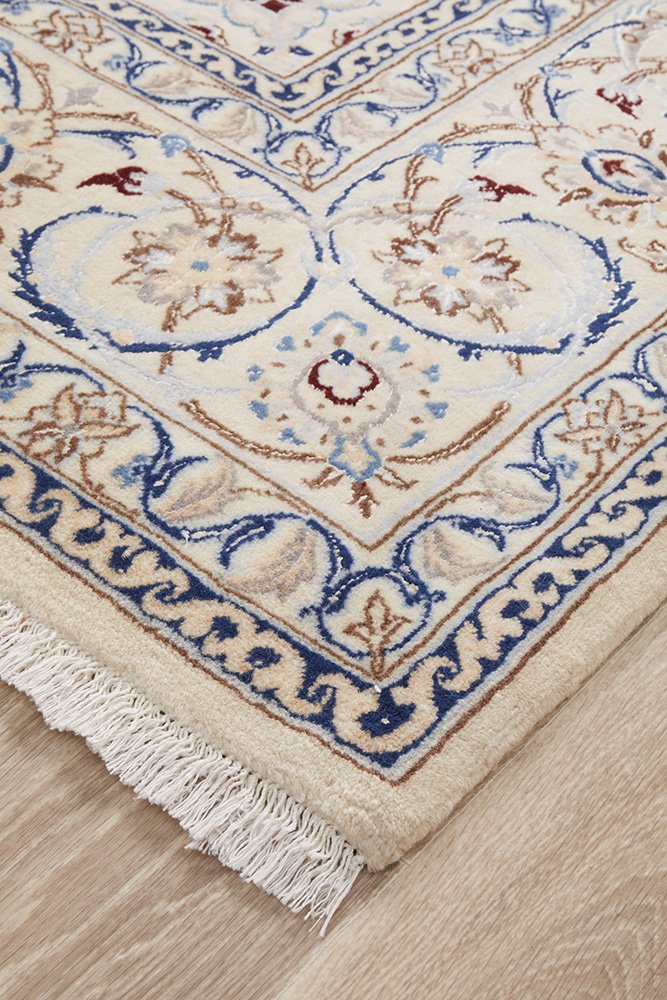 HAND KNOTED PERSIAN NAEIN RUG