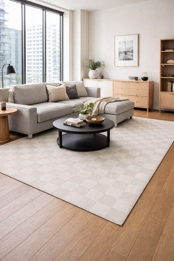 ISOLA CREME  EASY CARE FLOOR RUG