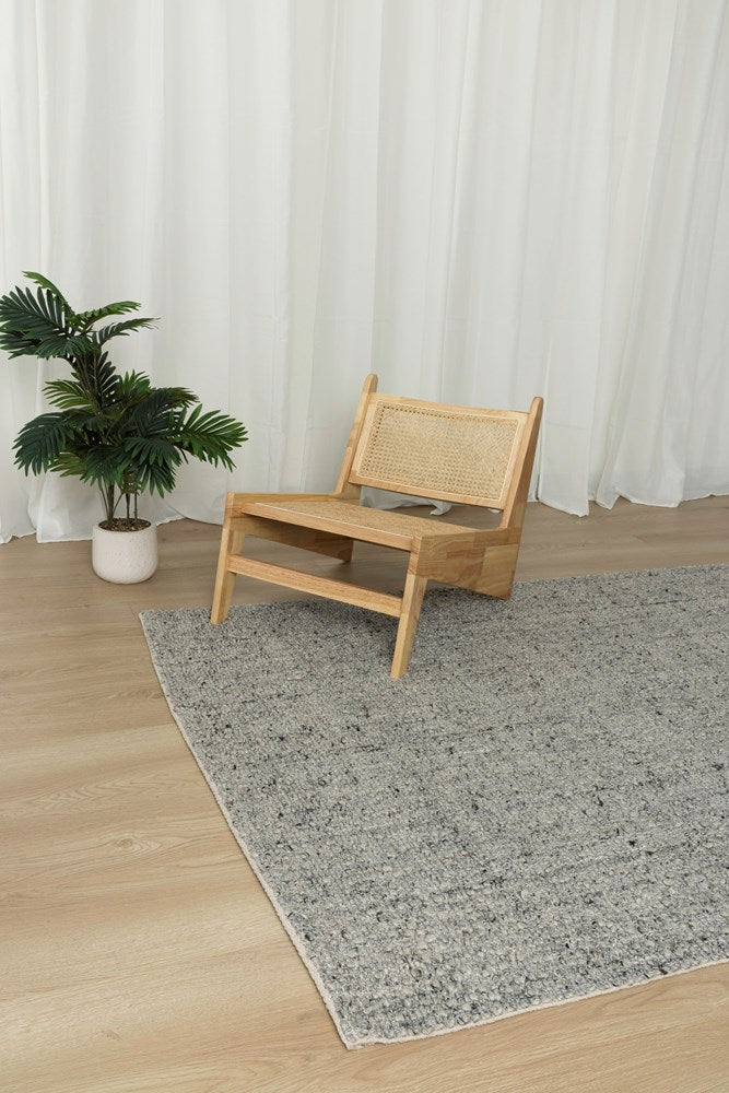 Itsy Bitsy SILVER ASH HAND WOVEN FLOOR RUG