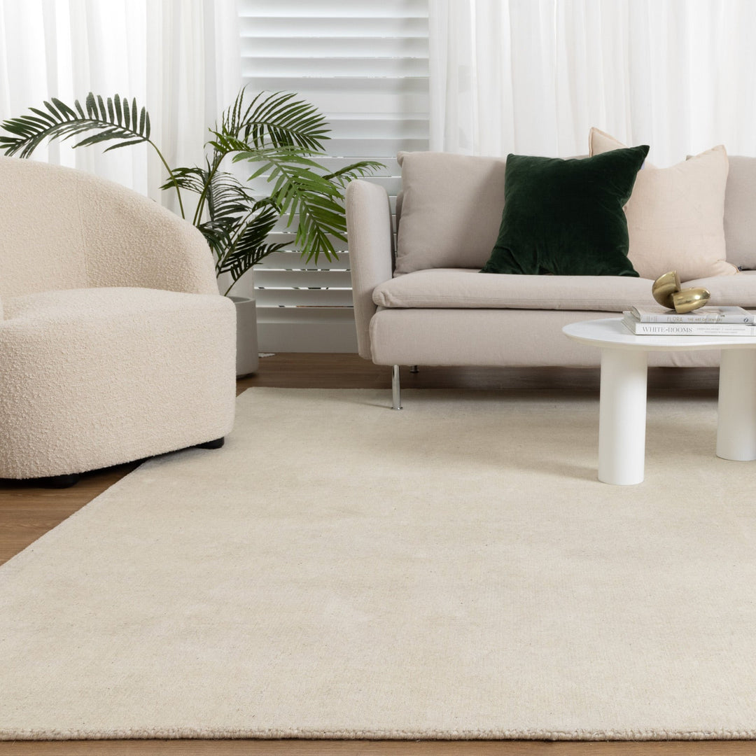 Arizona Ivory Wool and Polyster Rug