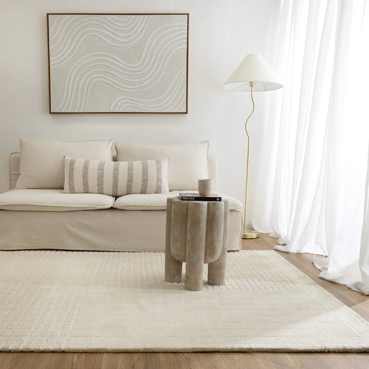 Adore Rug Collection ADORE IVORY CARVED RUG – All Modern Design