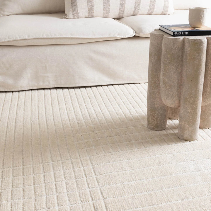 Adore Rug Collection ADORE IVORY CARVED RUG – All Modern Design