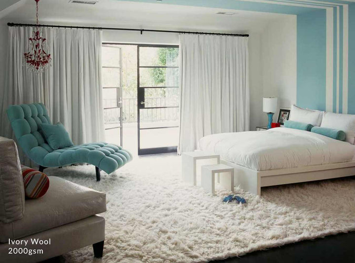 FLOKATI Pure New Zealand Wool 2000 GSM  IVORY